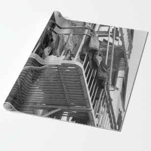 Papel De Presente Calcinha para secar humor, preto e branco