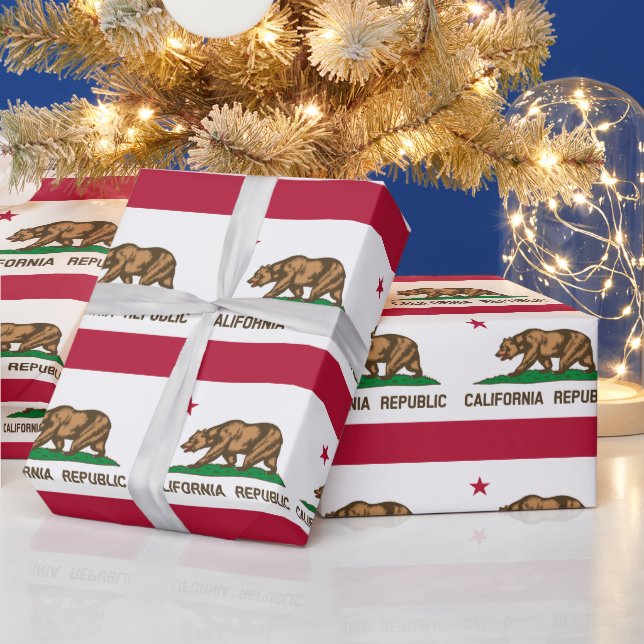 Papel De Presente California Flag & California gifts America /sport (Feriados)