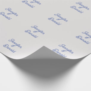 Papel De Presente Caligrafia nomes pessoais clássicos modernos