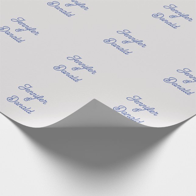 Papel De Presente Caligrafia nomes pessoais clássicos modernos (Ponta)