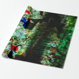 Papel De Presente Calm blue texture Wrapping Paper,Smooth texture