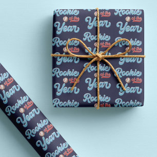 Papel De Presente Calouro do Ano Beisebol 1º Aniversário