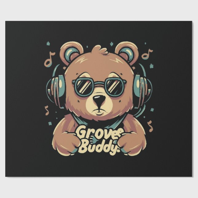 Papel De Presente Camarada de groove (Aberto)