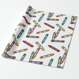 Papel De Presente Camarões coloridos