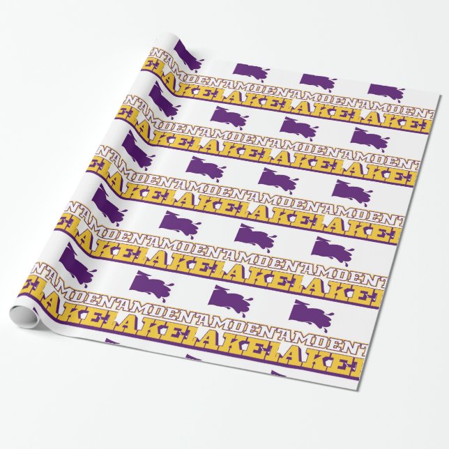 Papel De Presente Camdenton Lakers (conferência de Ozark) (Desenrolado)
