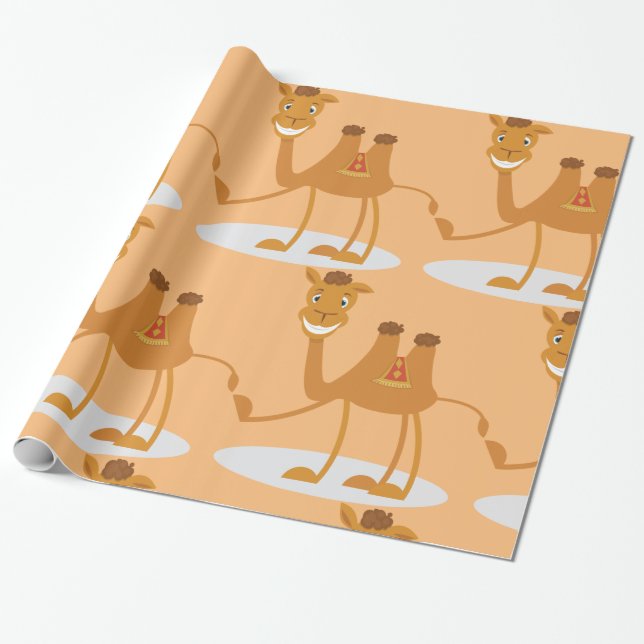 Papel De Presente Camel Engraçado (Desenrolado)