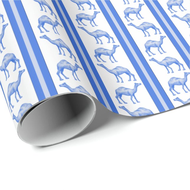 Papel De Presente Camelos do Connecticut College (Ponta do rolo)