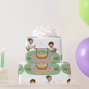 Papel De Presente Camfire Kids