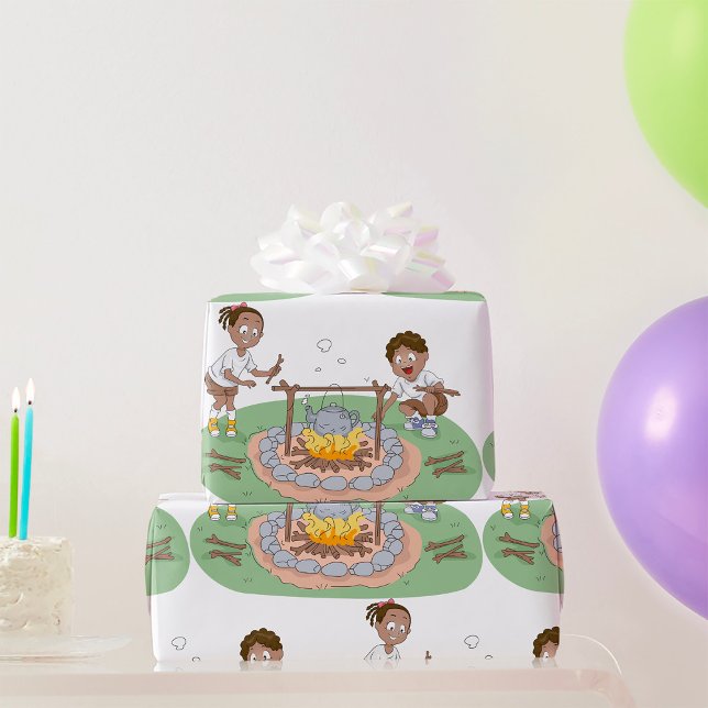 Papel De Presente Camfire Kids (Criador carregado)