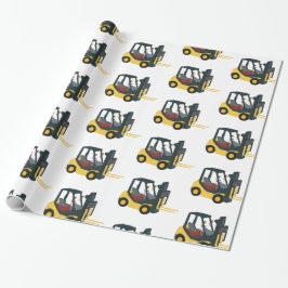 Papel De Presente Caminhão de empilhadeira