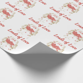 Papel De Presente Caminhão de Vintage com Monograma