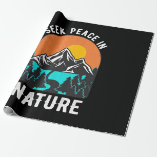 Papel De Presente Caminhar Pela Paz Na Natureza