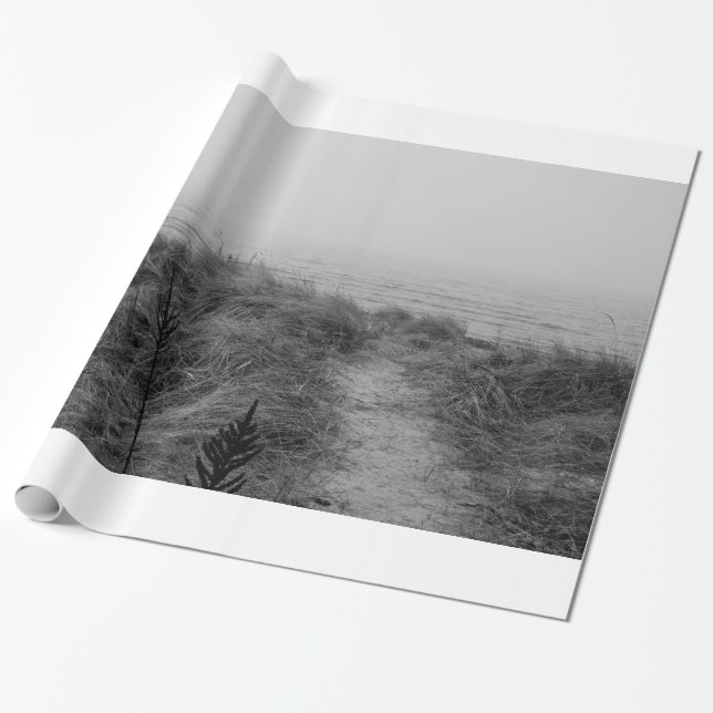 Papel De Presente Caminho da praia (Desenrolado)