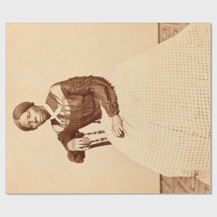 Papel De Presente Caminho de Ferro Subterrâneo Harriet Tubman