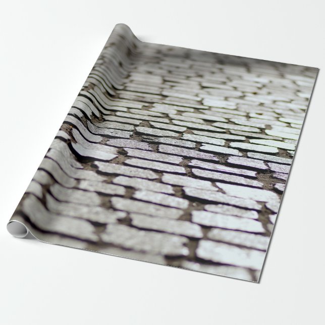 Papel De Presente Caminho de pedras calcárias (Desenrolado)