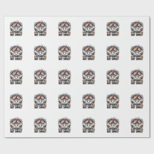 Papel De Presente Camisa Assustadora de Morcego de Halloween Fofo co