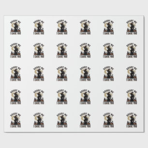 Papel De Presente Camisa de Halloween de Bruxa com Luar Vintage e Ce