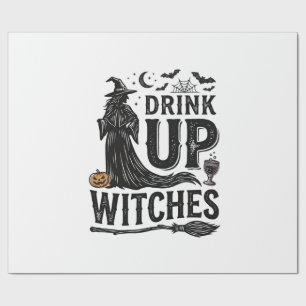 Papel De Presente Camisa de Halloween para Bruxas Bebam Vintage Desi