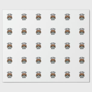 Papel De Presente Camisa de Jogador Assustador Arte de Controle de H