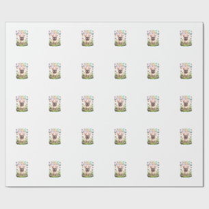 Papel De Presente Camisa de Páscoa de Bulldog Francês Funny Frenchie