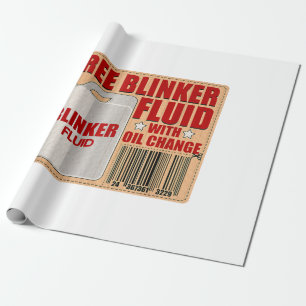 Papel De Presente Camisa de presente Fluid Idiot Gag para Cegas de C