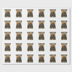 Papel De Presente Camisa de Trator de Halloween Camisa de Bruxa Dive