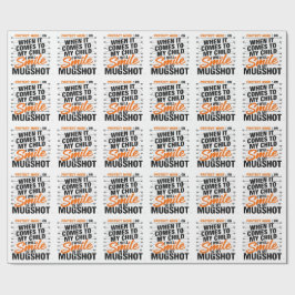 Papel De Presente Camisa engraçada da mamãe com modo de proteção - C
