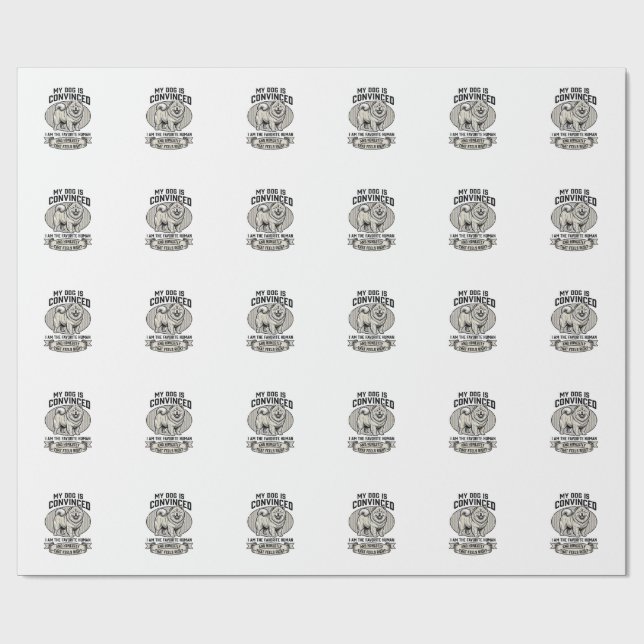 Papel De Presente Camisa engraçada para amante de cães com Chow C gr (Aberto)