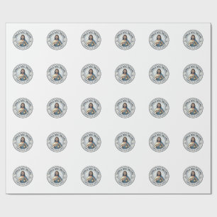 Papel De Presente Camisa Jesus Singularidade Temporada de Espera Bas