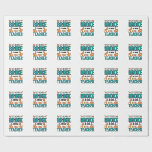 Papel De Presente Camisa Vintage Engraçada de Halloween Professor Va