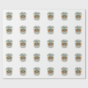 Papel De Presente Camisa Vintage Shih Tzu Pai Amante de Cachorro Des