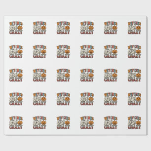 Papel De Presente Camisas de Halloween Vintage Witches Be Crazy_1