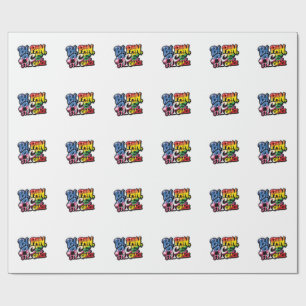 Papel De Presente Camiseta Bi Pan Ace Ainda Graça Citações Engraça