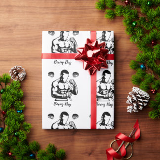 Papel De Presente Camiseta de boxe