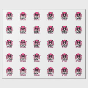Papel De Presente Camiseta de Cachorro Rat Terrier Vintage Facilment