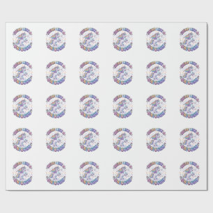 Papel De Presente Camiseta de Design Gráfico Unicórnio Brilhe Como u