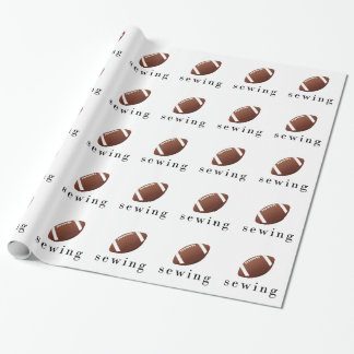 Papel De Presente Camiseta engraçada e hilária de costura de futebol