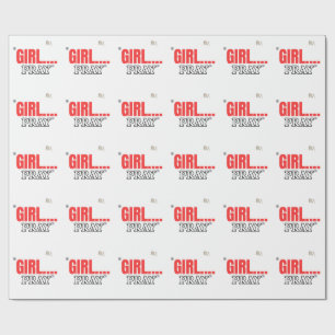 Papel De Presente Camiseta Girl Pray Camiseta Cristã Baseada na Fé