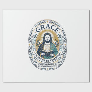 Papel De Presente Camiseta Gráfica da Comunidade de Leitura do Clube