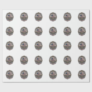 Papel De Presente Camiseta Gráfica Vetorial da Fazenda de Girassóis 