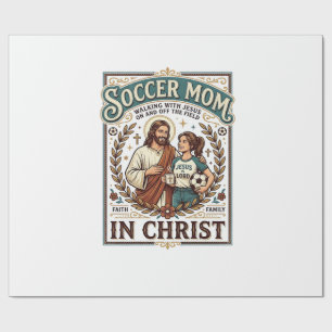 Papel De Presente Camiseta Vintage Jesus Volei Softbol Futebol Camis