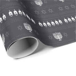 Papel De Presente Camisola feia de Hanukkah