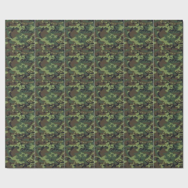 Papel De Presente Camo (Barra)