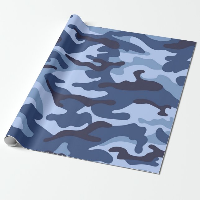 Papel De Presente camo (Desenrolado)