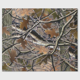 Papel De Presente Camo De Árvore, Arranjo De Presente, Papel Esfrega