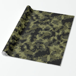 Papel De Presente Camo Pattern