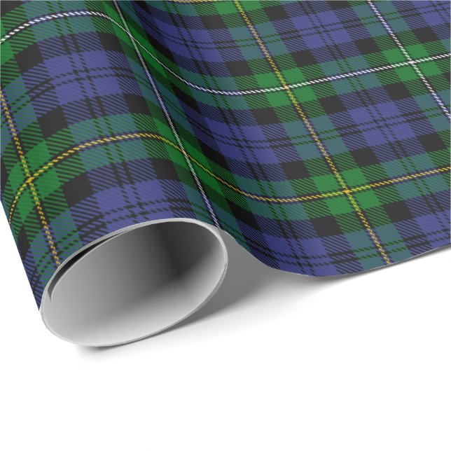 Papel De Presente Campbell do Tartan de Loudoun (Ponta do rolo)