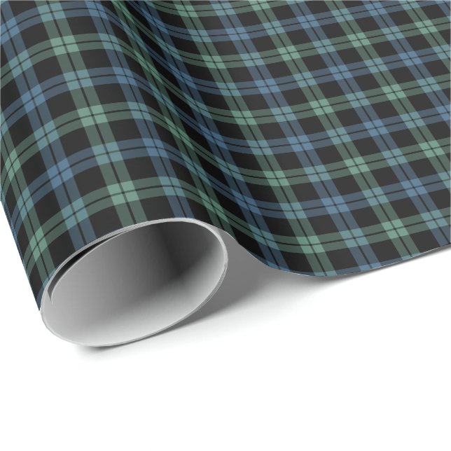 Papel De Presente Campbell of Loch Awe Clan Tartan (Ponta do rolo)