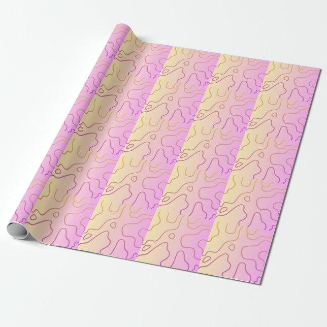 Papel De Presente camuflagem (Desenrolado)