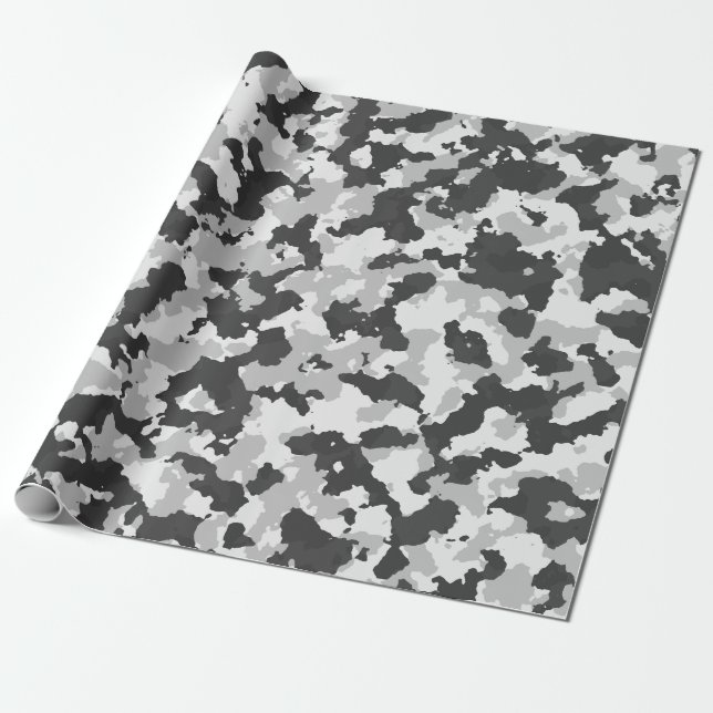 Papel De Presente camuflagem (Desenrolado)